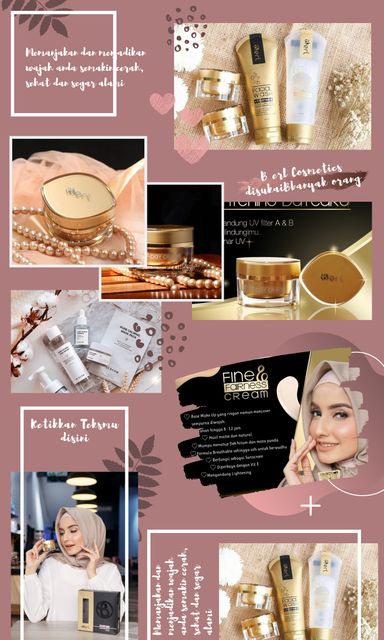 Bundles Cosmetics Cake Fashion Hijab 3:5 Grid: 3000x5000 (5 pages)