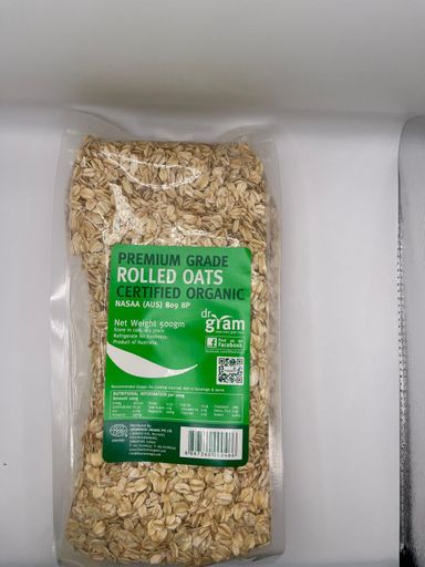 Dr Gram Organic Rolled Oats - 500g