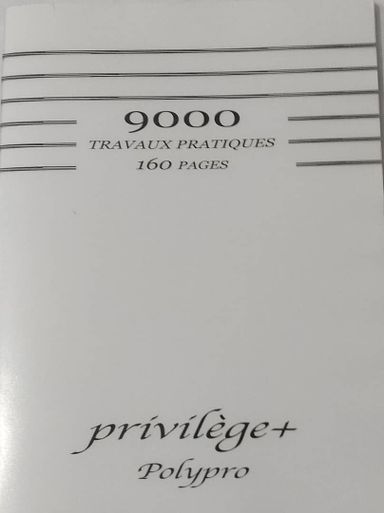 Cahier Travaux Pratiques 160 pages - Polypro