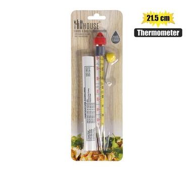 THERMOMETER CANDY GLASS 21.5cm