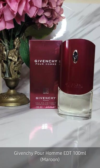 Givenchy Pour Homme Maroon EDT 100ml 