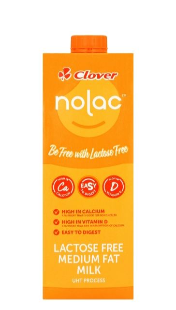 Clover UHT Nolac Lactose Free Milk 1L