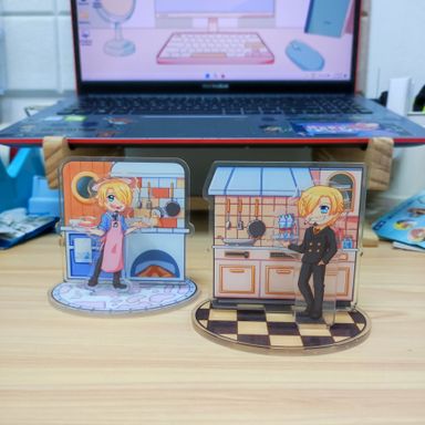 One Piece Fanart Sanji Kitchen Standee