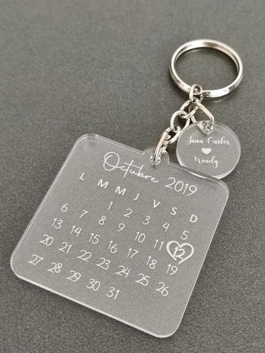 Acrylic Key ring - Our love story