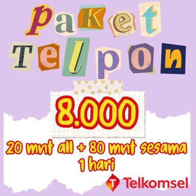 Paket Telpon Telkomsel 1 hari