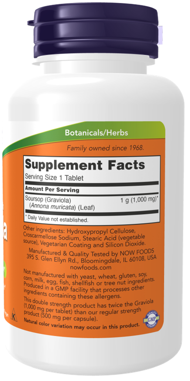 Graviola 1000 mg, Double Strength
