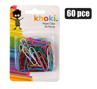 STATIONERY PAPER CLIPS 2.8cm 60 PIECES