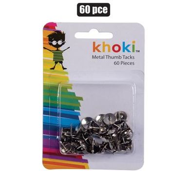 THUMB TACKS METAL 60 PIECES