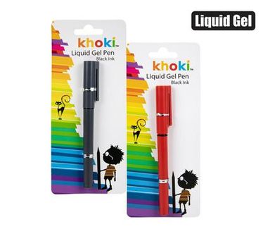 PEN BALL LIQUID GEL BLACK INK (SET OF 2)