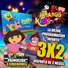 Iptv jumangis 3x2 6,000 canales 25,000 películas y series 