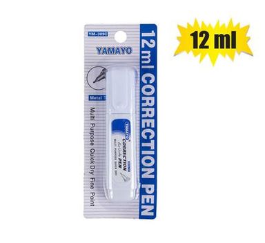 CORRECTION FLUID PEN YAMAYO METAL TIP 12ml