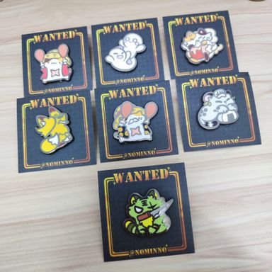 One Piece Fanart Enamel Pin - Animal Version