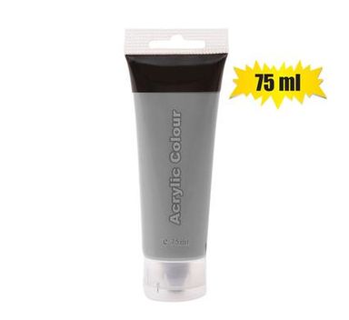 PAINT ACRYLIC TUBE 75ml SILVER