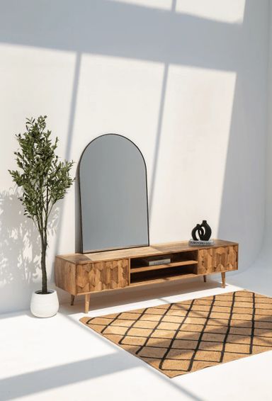 Arch Vanity & Hallway Mirror