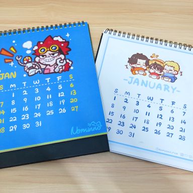 One Piece Fanart Desk Calendar Set