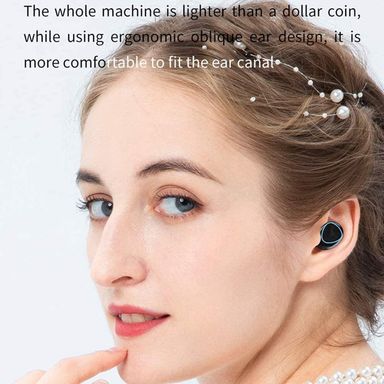 Wireless Bluetooth 5.3 In-Ear with Microphones, 200mAh Battery (1 Pc)