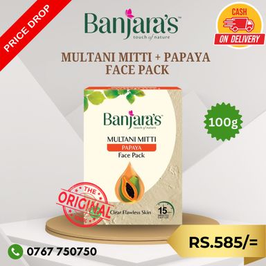 Banjara's Papaya Face Pack - 100g