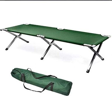 Foldable camping bed