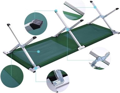 Foldable camping bed