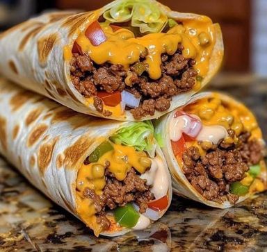 Chicken wrap & Beef wrap