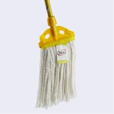 Oaxy Yellow & White Mop with Stick