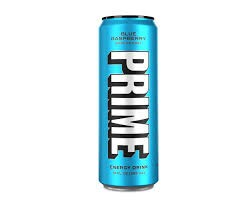 Prime Energy Drink Blue Raspberry Flavor