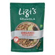 Lizi s Organic Wholegrain Granola - vegan  GMO free