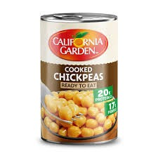 California Garden Cooked Chickpeas - gluten free  artificial flavors free  high protein