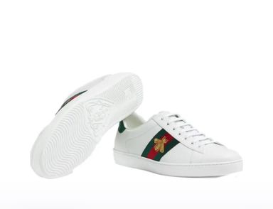 GUCCI Ace Embroidered Bee Sneakers