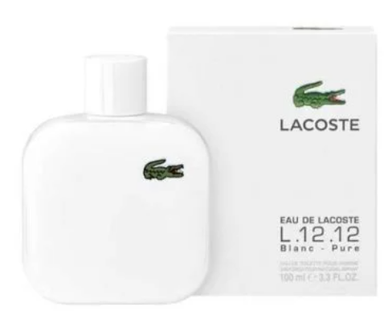 Lacoste L.12.12 BLANC – PURE EDT 100ml (White) (Men)