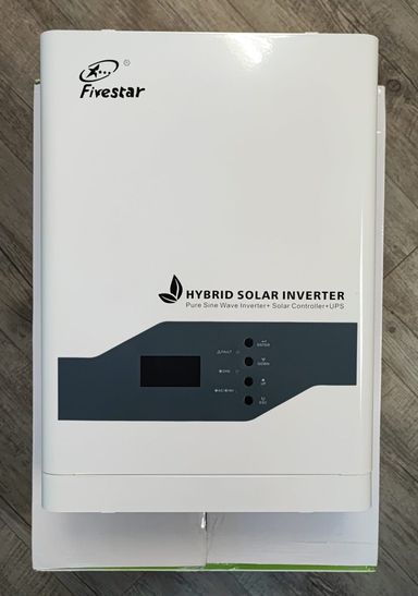 FiveStar 3KVA 24v Pure Sine Hybrid Solar Inverter