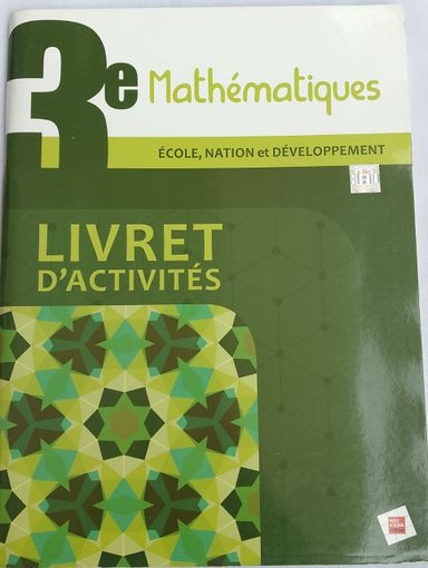 Mathematiques (Livret d’activités) - 3ieme