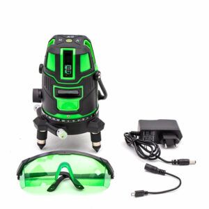 Andowl Q-SP01 5 Line Green Laser Level – Versatile and Accurate Tool for Leveling and Alignment