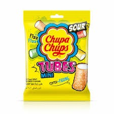 Chupa Chups Sour Mini Tubes Candies Assorted Flavor