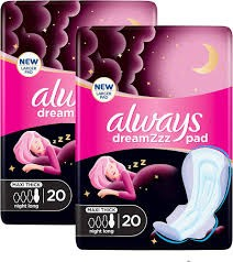 Always DreamZzz Cotton Soft Maxi Thick Heavy Night Pads with Wings