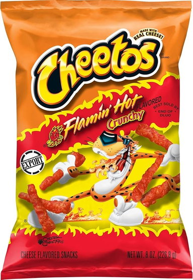 Cheetos Crunchy Flamin  Hot Cheese Corn Chips