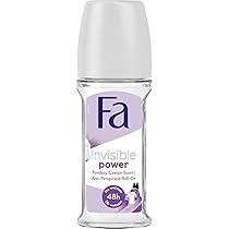 Fa Invisible Power 48H Antiperspirant Roll-On Deodorant Cotton Scent for Women