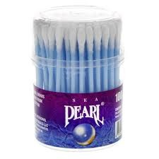 Sea Pearl Blue Cotton Swabs