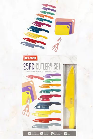 ART+COOK 25 PC CUTLERY SET