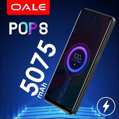 Share this product   Oale POP 8 - 6.6" (64GB ROM+3GB RAM) 8MP, 5057mAh Battery - Gold