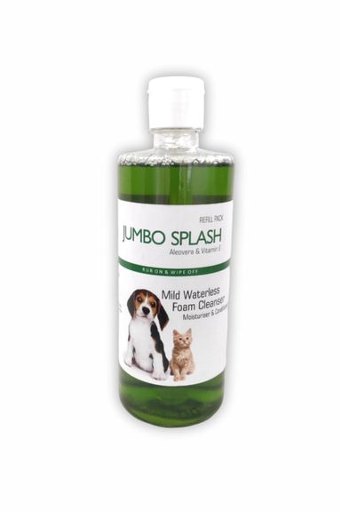 Jumbo Splash: Waterless Cleanser (Aloe vera & Vitamin E) 220 ml