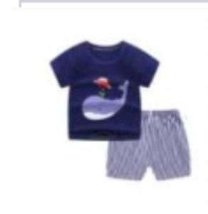 Blue Fish striped set