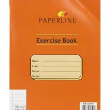 Paperline Orange Single Lined Exercise Book (50 Sheets)