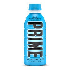 Prime Hydration Drink Blue Raspberry Flavor - gluten free  caffeine free