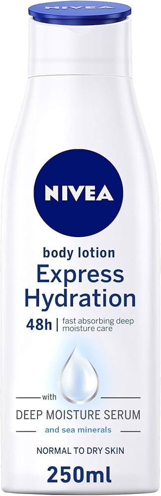 Nivea Express Hydration Body Lotion with Deep Moisture Serum & Sea Minerals for Normal to Dry Skin