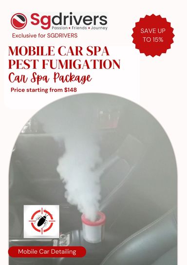 [SG Drivers Exclusive] Mobile Car Spa Premium Pest Fumigation