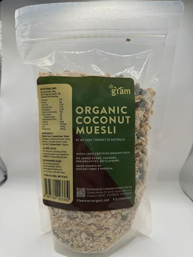 Dr Gram Organic Coconut Muesli 