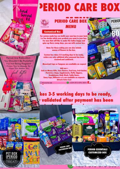 Customized Period Care Box
