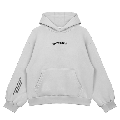 MYSTICS CLASSIC LOGO WHITE PULL OVER HOODIE