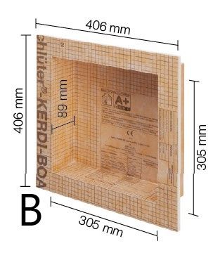 Kerdi Board N  Niche set